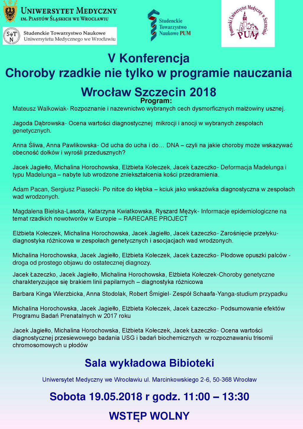 V Konferencja Choroby Rzadkie Nie Tylko W Programie Nauczania Ppt Pobierz